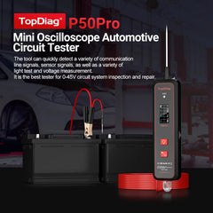 TopDiag P50 Pro Multi-function MINI Oscilloscope Automotive Circuit Tester