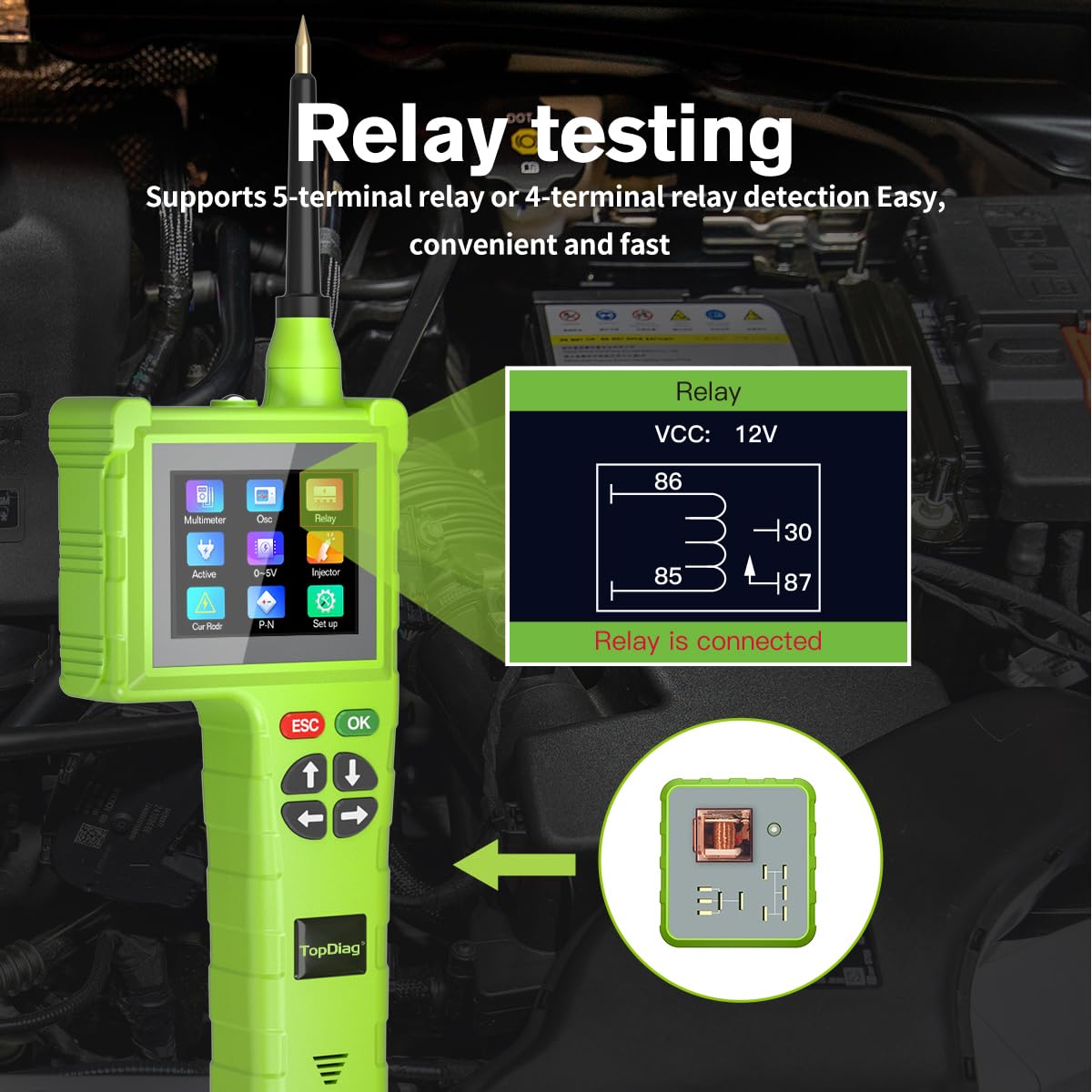 TopDiag P200 Pro Master Edition Circuit Tester High Measurement Accuracy Support Upgraded