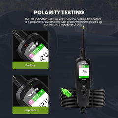 TopDiag P100 Automotive Circuit Tester, Power Probe,12V 24V, AC DC Digital Voltage Tester