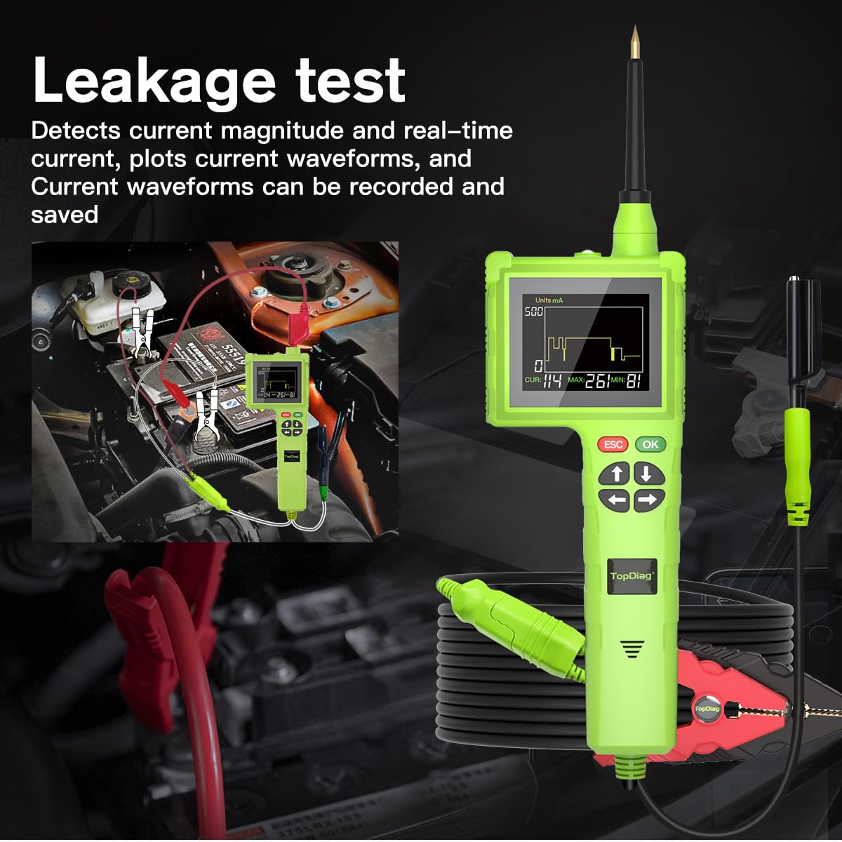 TopDiag P200 Pro Master Edition Circuit Tester High Measurement Accuracy Support Upgraded