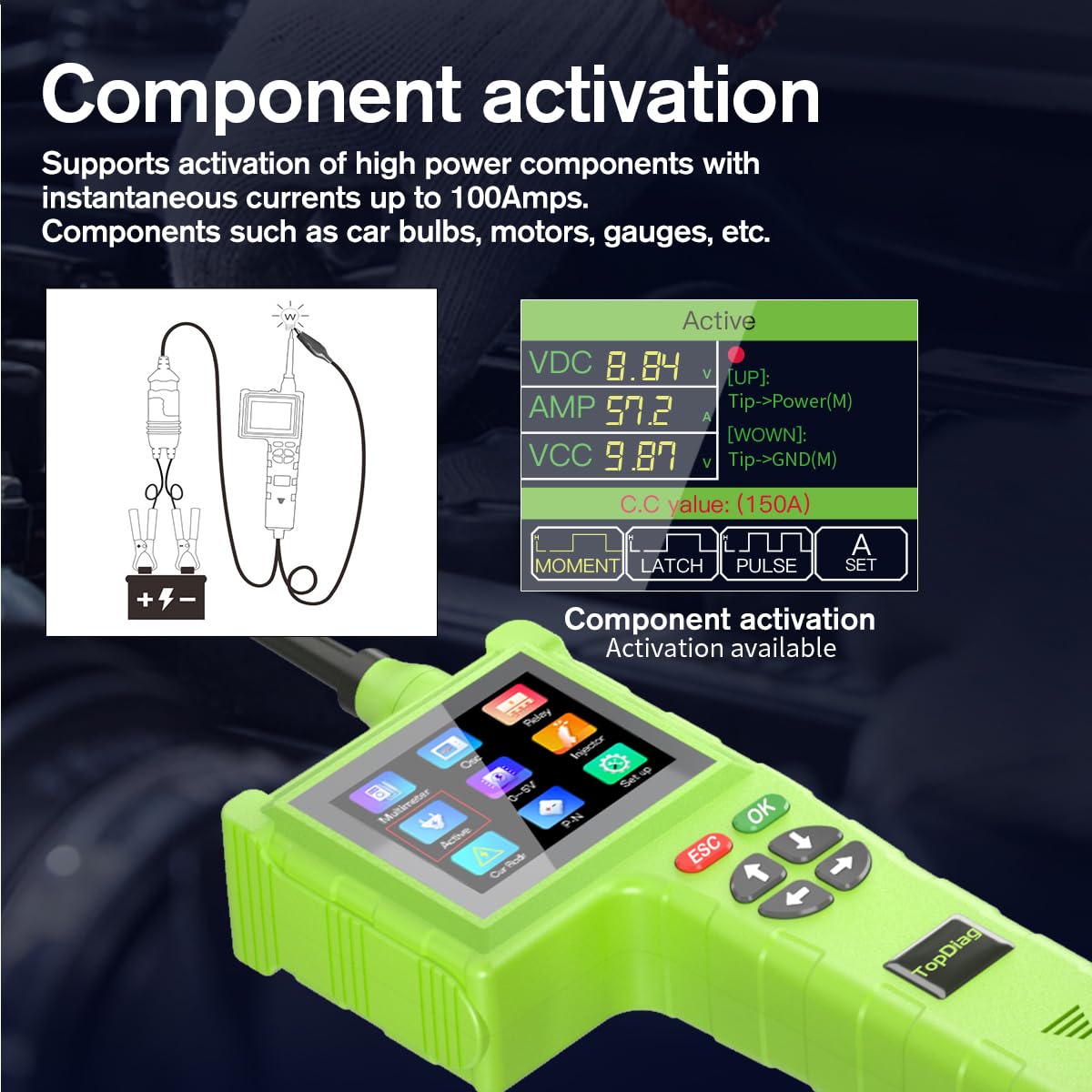 TopDiag P200 Pro Master Edition Circuit Tester High Measurement Accuracy Support Upgraded
