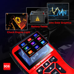 JDiag JD906 Car OBD2 Scanner Read&Clear DTC Factory Source Diagnostic Tool Vehicle Code Reader