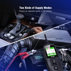 TopDiag P100 Automotive Circuit Tester, Power Probe,12V 24V, AC DC Digital Voltage Tester