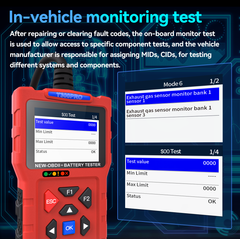 JDiag T300 PRO Car OBD2 Scanner Professional Battery Tester OBDII Breakout Box Diagnostic Tool