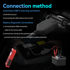 JDiag T300 PRO Car OBD2 Scanner Professional Battery Tester OBDII Breakout Box Diagnostic Tool