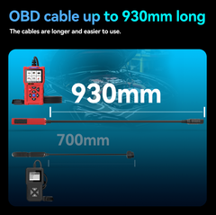 JDiag T300 PRO Car OBD2 Scanner Professional Battery Tester OBDII Breakout Box Diagnostic Tool
