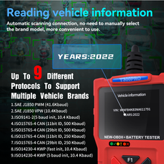 JDiag T300 PRO Car OBD2 Scanner Professional Battery Tester OBDII Breakout Box Diagnostic Tool