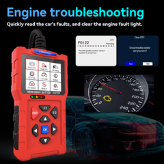 JDiag T300 PRO Car OBD2 Scanner Professional Battery Tester OBDII Breakout Box Diagnostic Tool