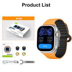 JDiag PS002 Smart Watch with TPMS Tire Pressure Monitoring for Motorcycles