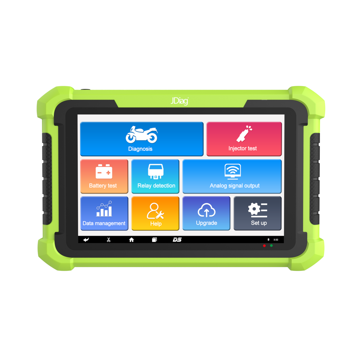 JDIAG M400 Universal Motorcycle OBD2 Scanner 8 inch Tablet Scanner Android System Support Motorcycle ECU Programmer